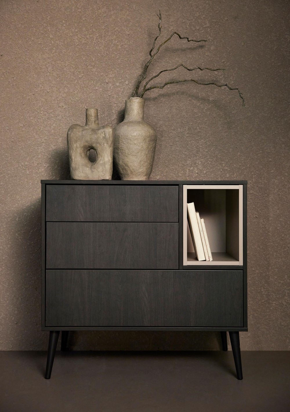 Quax designová dětská komoda eboni